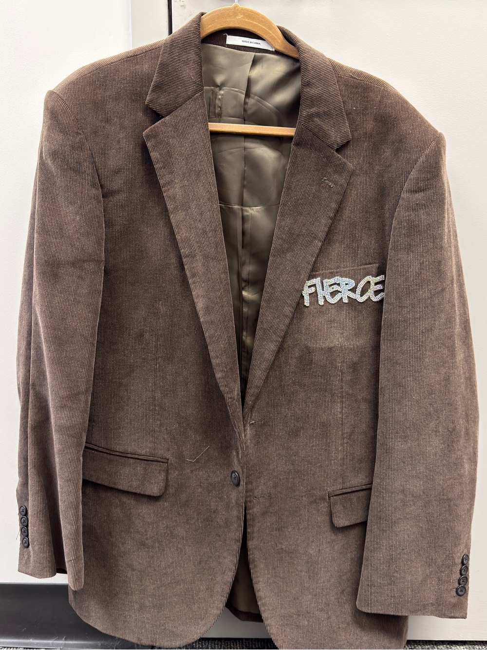 Upcycled Western Oversized Blazer / Cowgirl Statement Jacket